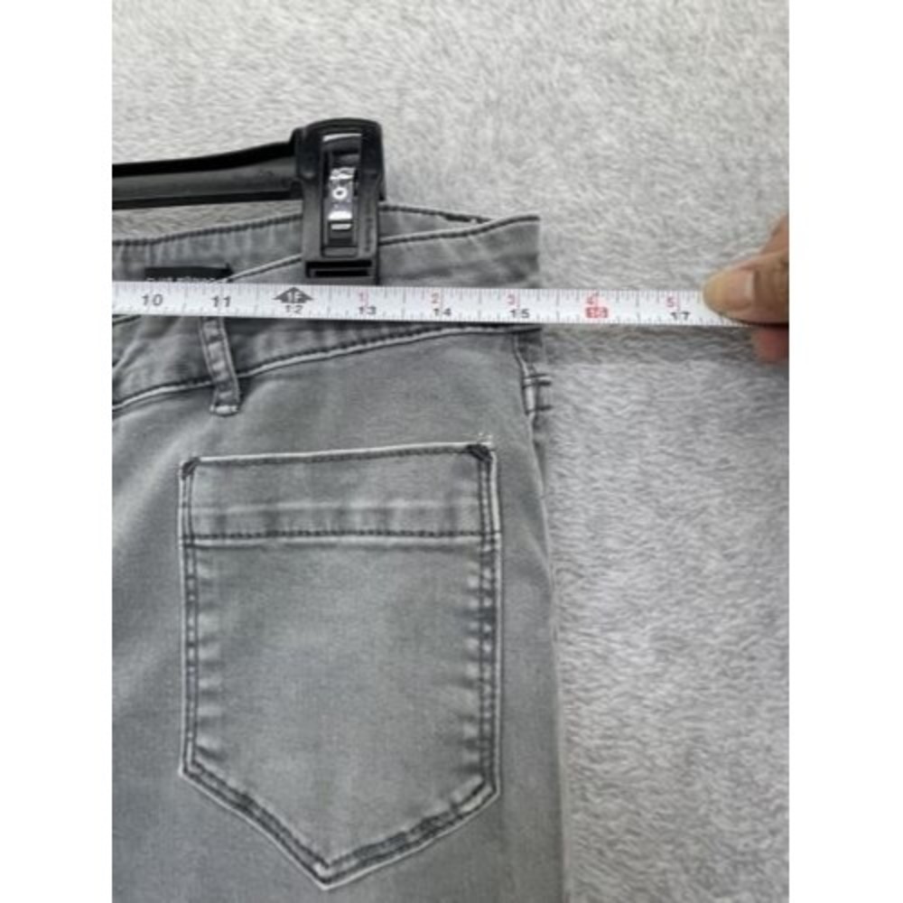 Club Monaco Women's Gray Denim Jeans Size 10 Cotton Blend Slim - Picture 10 of 12